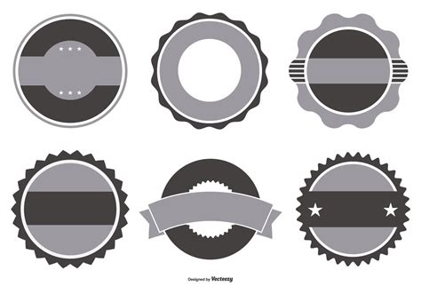 Retro Badge Shapes Collection 148096 Vector Art At Vecteezy