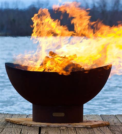 Fire pit made in usa. Scallops Fire Pit by Firepit Art, USA-Made | Outdoor Fire ...