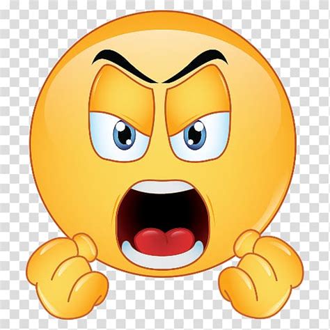 Angry Emoji Illustration Angry Emojis Anger Emoticon Sticker Emoji
