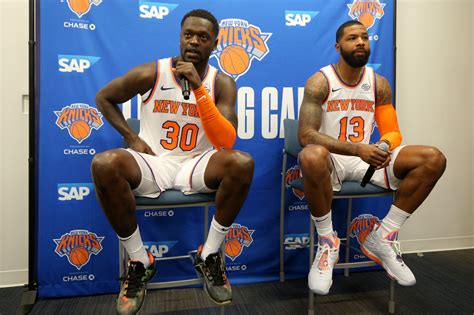Great guy and promising team #newyorkknicks #juliusrandle #elfridpayton. Julius Randle or Marcus Morris on the New York Knicks next ...