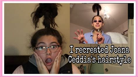 I Recreated Joana Ceddias Hairstyle Youtube