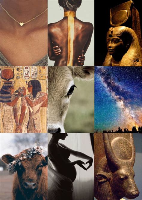 hathor egyptian gods gods of egypt goddess aesthetic
