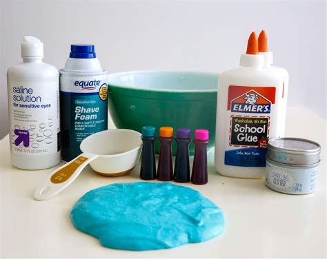No baking soda or boric acid needed. How to Make Slime | Recipe | Fluffy slime ingredients ...