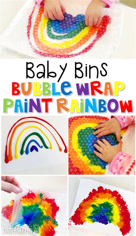 Baby Bins Rainbow Mrs Plemons Kindergarten Toddler Art Projects