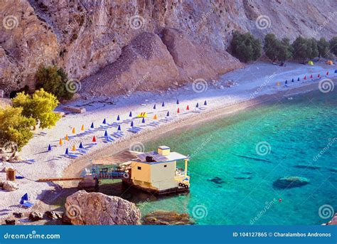 Nudist Beach In South Crete Greece Stock Image Image Of Coast Tavern