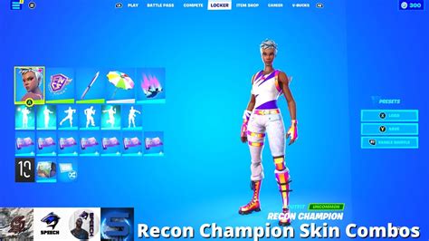 Recon Champion Skin Combos Fortnite Battle Royale Youtube