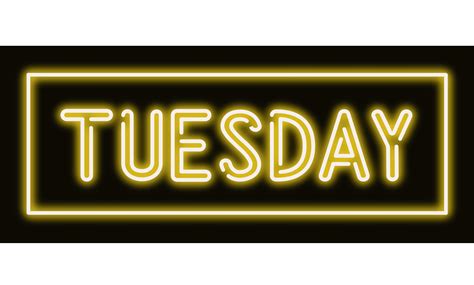 Neon Tuesday Sticker By Allwritebyme For Ios And Android Giphy