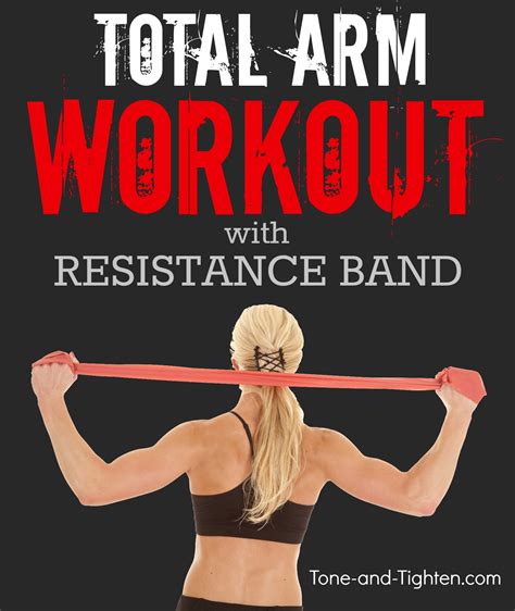 Total Arm Workout With Resistance Band Tone And Tighten