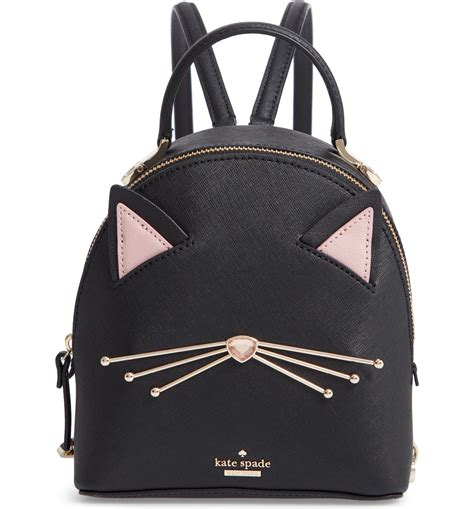 Kate Spade New York Cats Meow Binx Leather Backpack Nordstrom