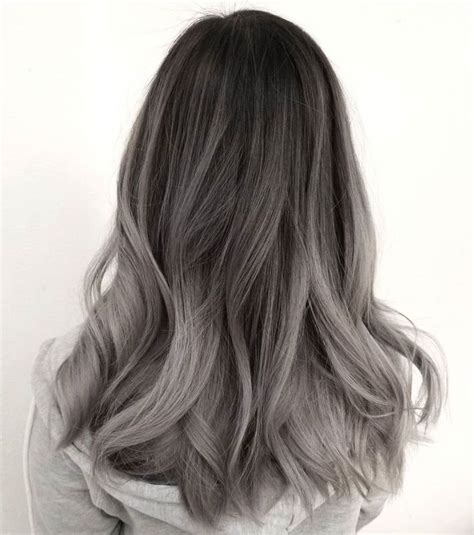 Silver Gray Ombre With Curls Silver Hair Color Ombre Hair Color Hair