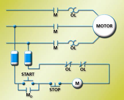 Simple Motor Control Circuit Diagram