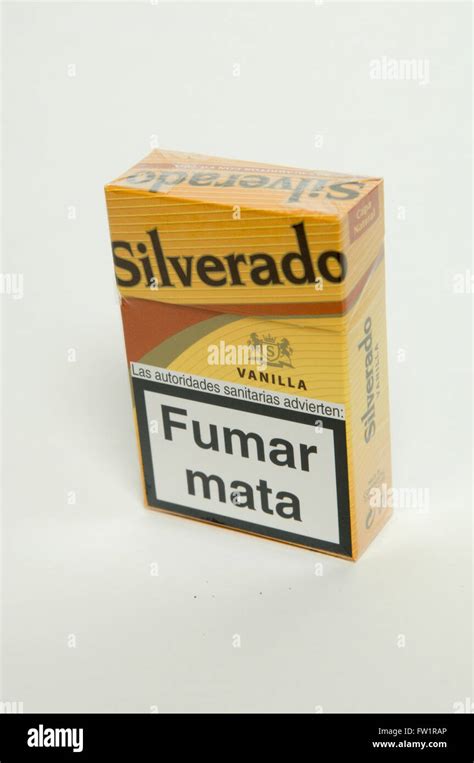 Silverado American Blend Vanilla Cigarettes Stock Photo Alamy