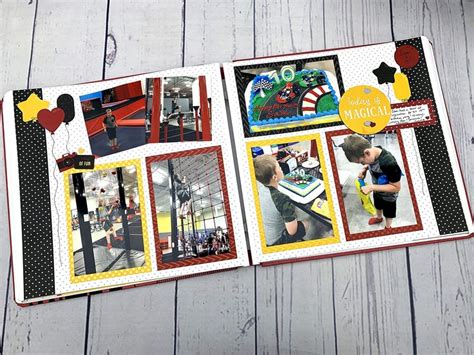 Create A Magical Theme Park Scrapbook Layout In Five Fast And Easy Steps