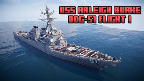 Minecraft Arleigh Burke Navy Destroyer Tutorial 14 Youtube