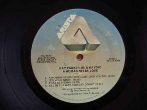 ★ray Parker Jr And Raydio A Woman Needs Love Guitar Records