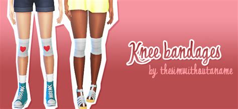 Sims 4 Ccs The Best Knee Bandages By Thesimwithoutaname Sims 4 Cc