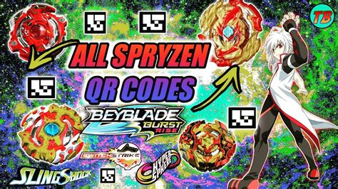 All Spryzen Qr Codes Beyblade Burst App Full Waves Youtube