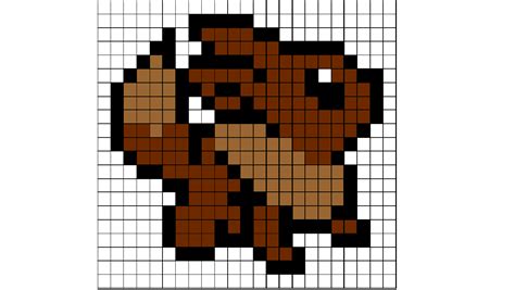 Easy Small Pokemon Pixel Art Grid Guus Flater