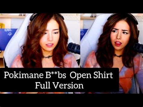 Pokimane Open Shirt Nip Slip Viral Video Twitch Streamer Youtube