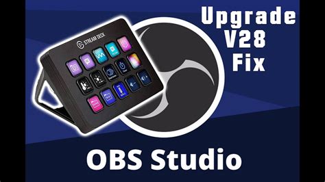 Quick Fix Stream Deck OBS Studios Version 28 YouTube