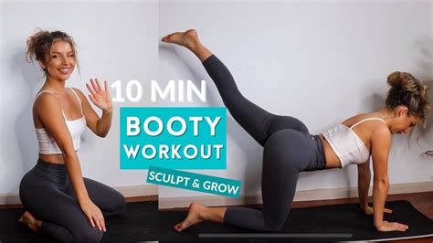 10 Min Side Booty Workout Intense No Equipment Youtube