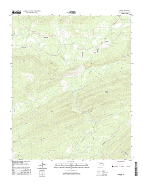 Mytopo Nashoba Oklahoma Usgs Quad Topo Map