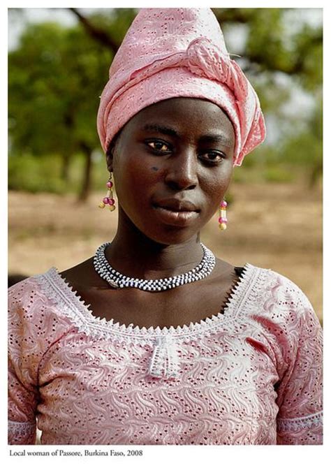 Woman In Pink In Burkina Faso West Africa Image By Thorsten