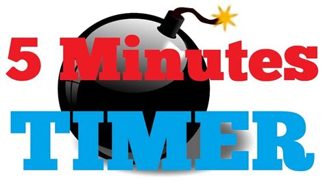 5 Minutes Countdown Timer Alarm Clock Youtube