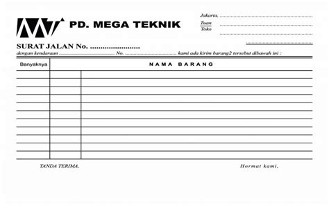 11 Contoh Surat Jalan Yang Benar Beserta Format Dan Cara Membuatnya