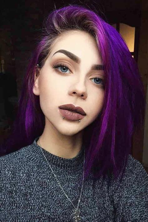 Purple Hair Tips Deep Purple Hair Bright Purple Hair Purple Hair