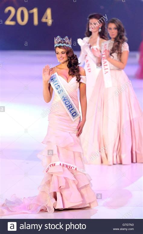 Miss South Africa Rolene Strauss After Being Crowned Miss World 2014