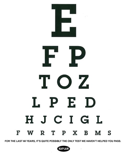 Dmv Eye Chart Printable
