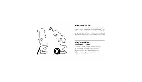 blue yeti pro user manual