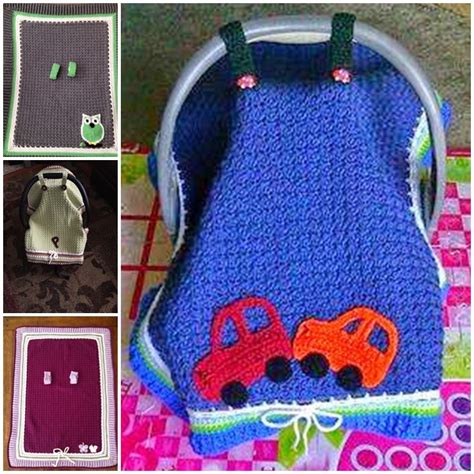 Crochet Baby Car Seat Cover Pattern Velcromag