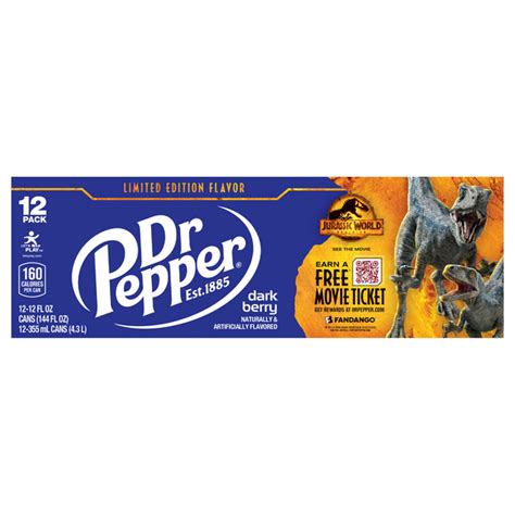 Save On Dr Pepper Dark Berry Soda 12 Pk Order Online Delivery Giant