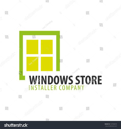 Logo Windows Store Installer Company Vector Stock Vector Royalty Free