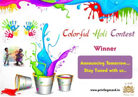 Colorful Holi Contest Winner Announcing Tomorrow Stay Tuned