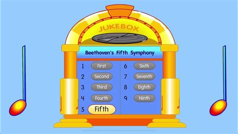 Beethovens Symphony Jukebox By Starfall Youtube