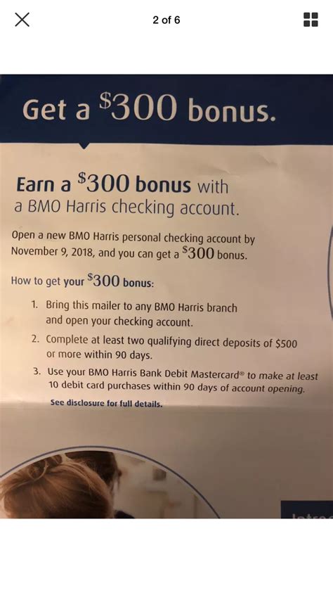 Maybe you would like to learn more about one of these? BMO Harris Bank $300 Checking Bonus [AZ, FL, IL, IN, KS ...