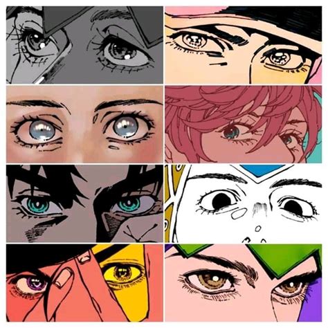 Pin By Magni On Jojos Bizarre Adventure Eyes In Different Art Styles