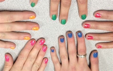 rainbow fun nails manicure and pedicure fun nails manicure