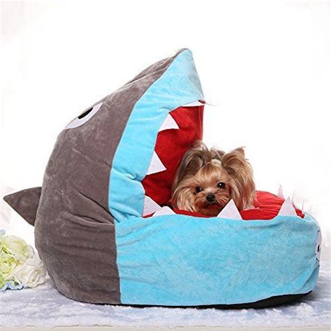 Dog Beds In 2020 Funny Dog Beds Shark Dog Bed Dog Sofa Bed