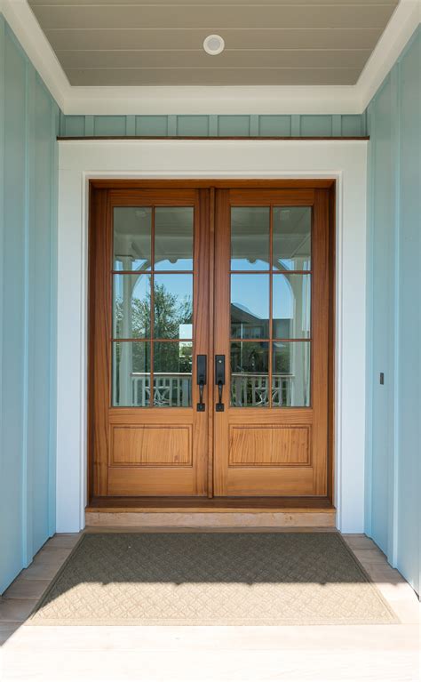 Double glazed entrance doors, however, are much sturdier structure and have usually a remarkably different style than regular doors. New Beach House with Coastal Interiors - Home Bunch Interior Design Ideas