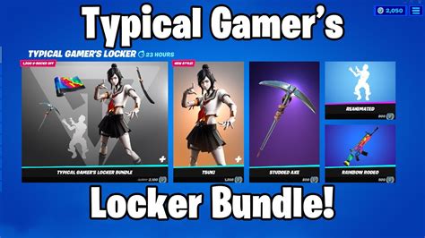 New Typical Gamers Locker Bundle Fortnite Item Store Update Youtube