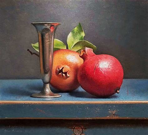 Jos Van Rieseck Still Life Painting Still Life Fruit Still Life Oil
