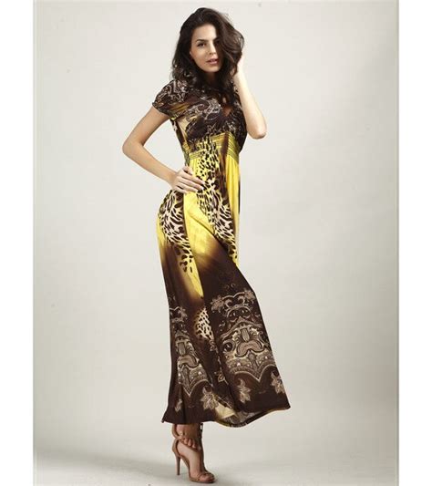 Cheap Ethnic Style Dresses Wholesale Plus Size Clothing Printed Dress