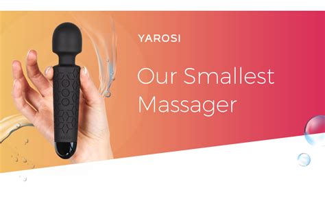 Micro Wand Massager By Yarosi Smallest And Strongest Cordless Handheld Massage Powerful