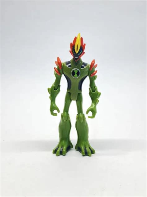 Ben 10 Alien Force Swampfire Figure 4 Cartoon Network 2008 Bandai Toy
