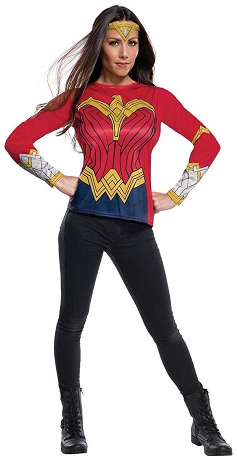 Replica costume inspired by wonder woman's latest film incarnations! Justice League Movie Wonder Woman Adult Costume Top ...