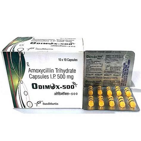 Amoxicillin Trihydrate Capsule 500mg Capsules At Rs 705box In New Delhi